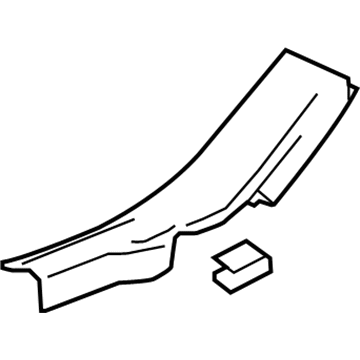 GM 26230043 Molding Assembly, Rear Side Door Sill Garnish *Atmosphere