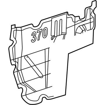 Chevy 15243092 Water Deflector