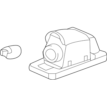 Cadillac 13590043 License Lamp