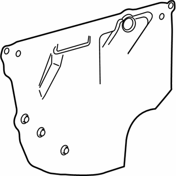 Cadillac 22819072 Water Deflector