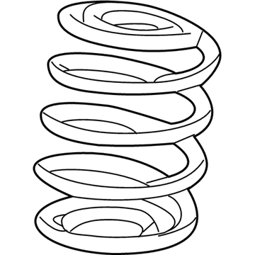 GM 22816872 Rear Coil Spring