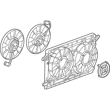 Chevy 84153646 Fan Assembly