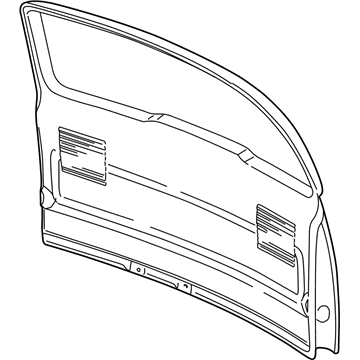 Pontiac 10350274 Gate Trim Panel