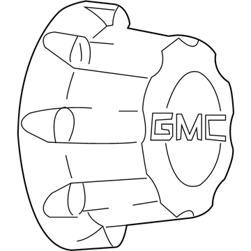 GMC 9597162 Hub Cap