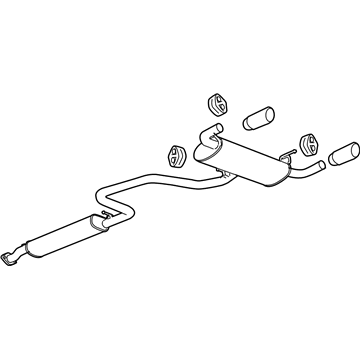 2008 Pontiac G6 Exhaust Pipe - 15943809