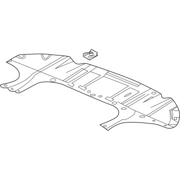 GM 84753910 DEFLECTOR ASM-U/B FRT AIR