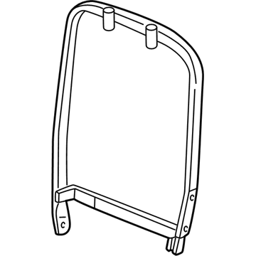 Pontiac 12531234 Seat Back Frame