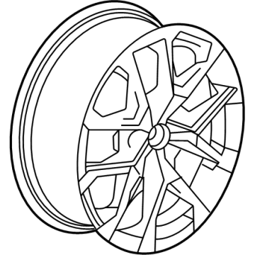 Chevy 84348839 Wheel, Alloy