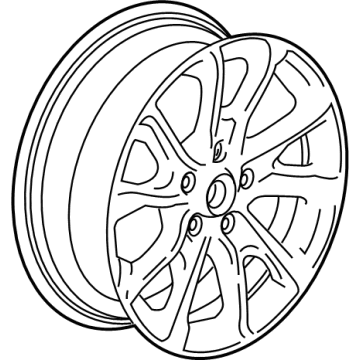 Chevy 84732097 Wheel, Alloy