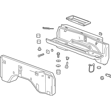 Chevy 84705347 Storage Compart