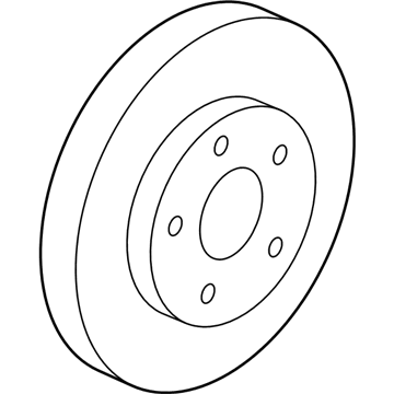 GM 23118082 Front Brake Rotor (Coated)