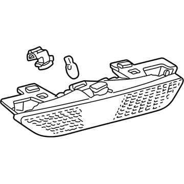 Pontiac 88969952 High Mount Lamp