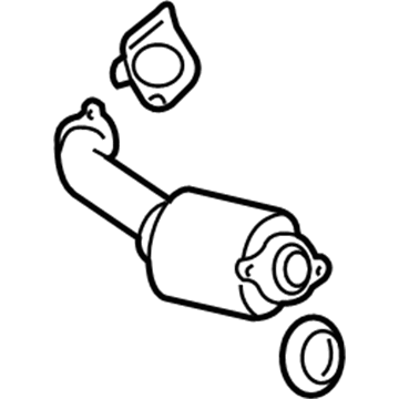 2010 Cadillac CTS Catalytic Converter - 19418949