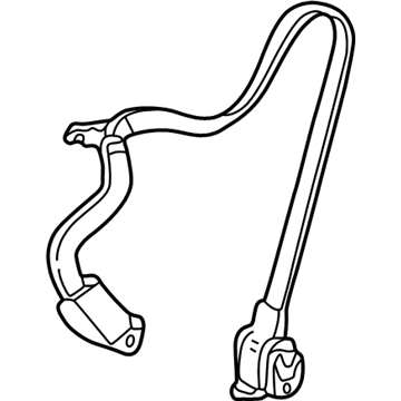 Buick 12459804 Belt & Retractor