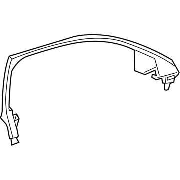 GM 23242707 Molding Assembly, Front Side Door Window Garnish