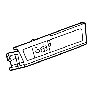 GM 87866807 PLATE ASM-F/FLR CNSL ACSRY TR *BLACK