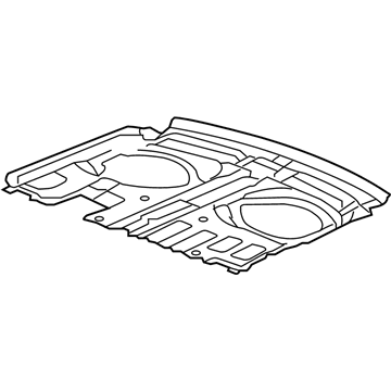 Chevy 23382027 Package Tray Panel