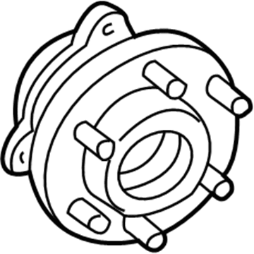 GMC 15997072 Hub & Bearing