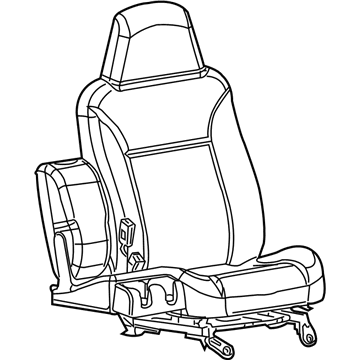 GM 15263056 Seat Assembly, Driver *Pewter