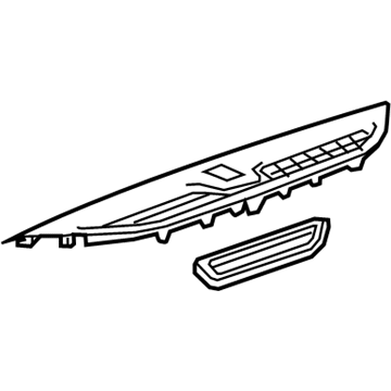 GM 26214310 Extension Assembly, Instrument Panel *Atmosphere