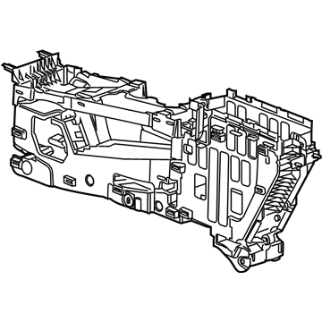 GM 23157373 Console Assembly, Front Floor *Black