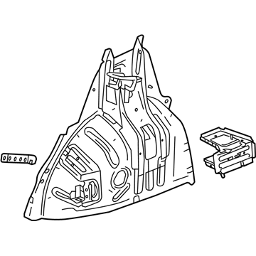 GM 42521399 Panel Assembly, Rear Wheelhouse Inner