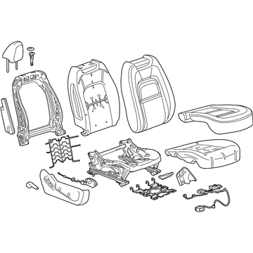 Chevy 23360106 Seat Assembly