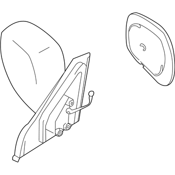 Chevy 30021537 Mirror Assembly