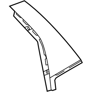 GM 84268005 Applique Assembly, Rear Side Door Window Frame Rear