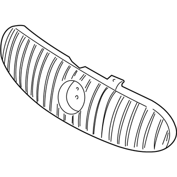 GM 10424647 Grille Assembly, Radiator *Stormgray Mount