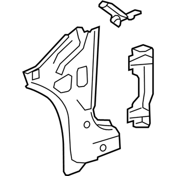 Chevy 22795687 Inner Hinge Pillar