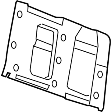 Cadillac 89041186 Seat Back Panel