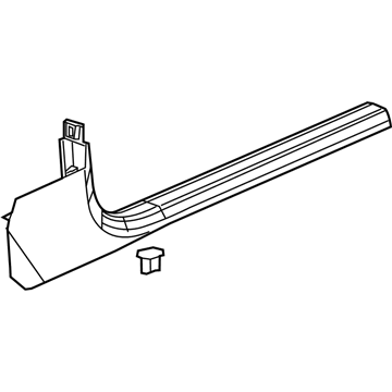 GM 23473044 Molding Assembly, Front Side Door Sill Garnish *Black