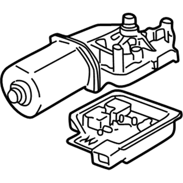 Oldsmobile 88958395 Wiper Motor