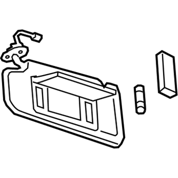 GM 84196864 Sunshade Assembly, . *Neutral