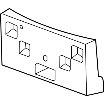 Chevy 42733565 License Bracket