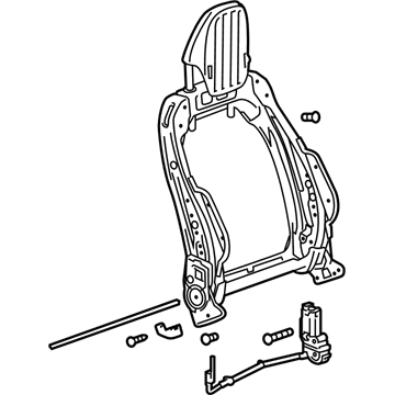 Chevy 13598492 Seat Back Frame