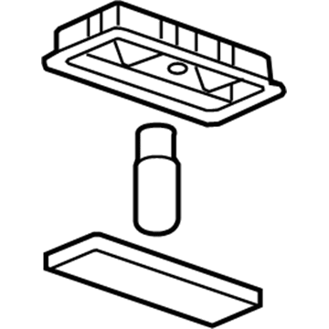 GM 20959400 Lamp Assembly, Reading *Ttnum/Iceblu