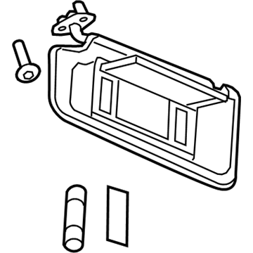 GM 22800051 Sunshade Assembly, . *Light Ttnum