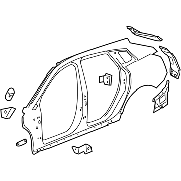 GM 23211645 Frame Assembly, Body Side Outer