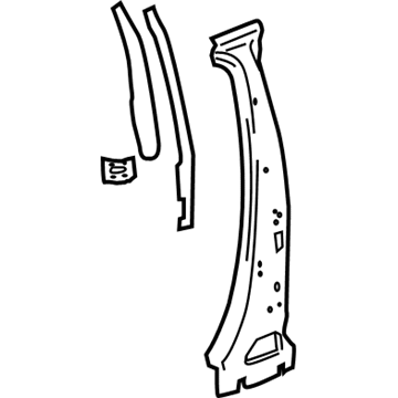 GM 20918272 Reinforcement Assembly, Center Pillar Outer Panel