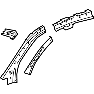 GM 20917373 Reinforcement Assembly, Roof Inner Side Rail