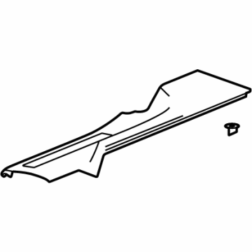 GM 84546575 Molding Assembly, Rear S/D Sill Garn *Very Dark At