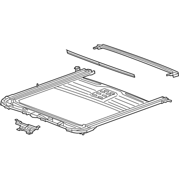 GM 84458212 Housing Assembly, Sun Rf