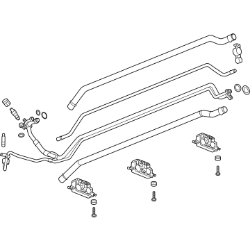 Chevy 86511430 Center A/C Tube