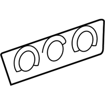 Pontiac 88970557 Face Plate