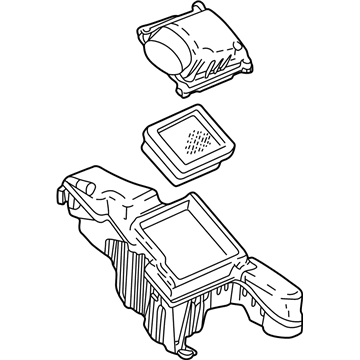 Pontiac 22712132 Air Cleaner Assembly