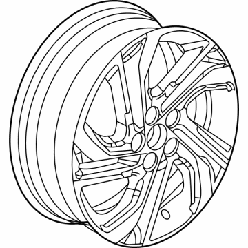 Chevy 42599172 Wheel, Alloy