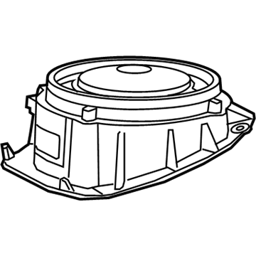 GM 92456820 Speaker Assembly, Radio Rear