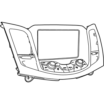 GM 92507016 Control Assembly, Amplitude Modulation/Frequency Modulation Stereo Radio *Galvano Silvv